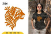 Floral Tiger Nature SVG Bundle