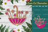 Floral Umbrella Laser Cut Decoration Clipart Bundle
