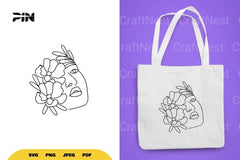 Floral Women SVG Bundle - CraftNest - Digital Crafting and Art