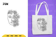 Floral Women SVG Bundle - CraftNest - Digital Crafting and Art