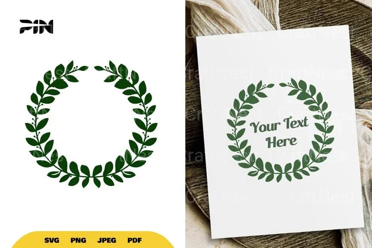 Floral Wreath SVG Bundle - CraftNest - Digital Crafting and Art