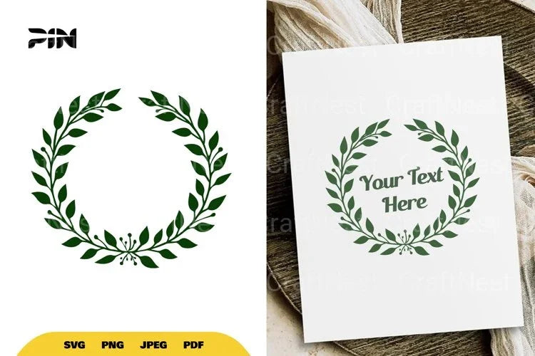 Floral Wreath SVG Bundle - CraftNest - Digital Crafting and Art