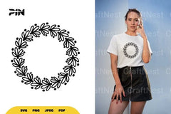 Floral Wreath SVG Bundle - CraftNest - Digital Crafting and Art