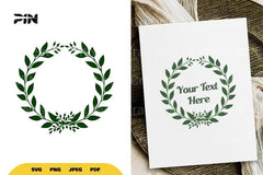 Floral Wreath SVG Bundle - CraftNest - Digital Crafting and Art