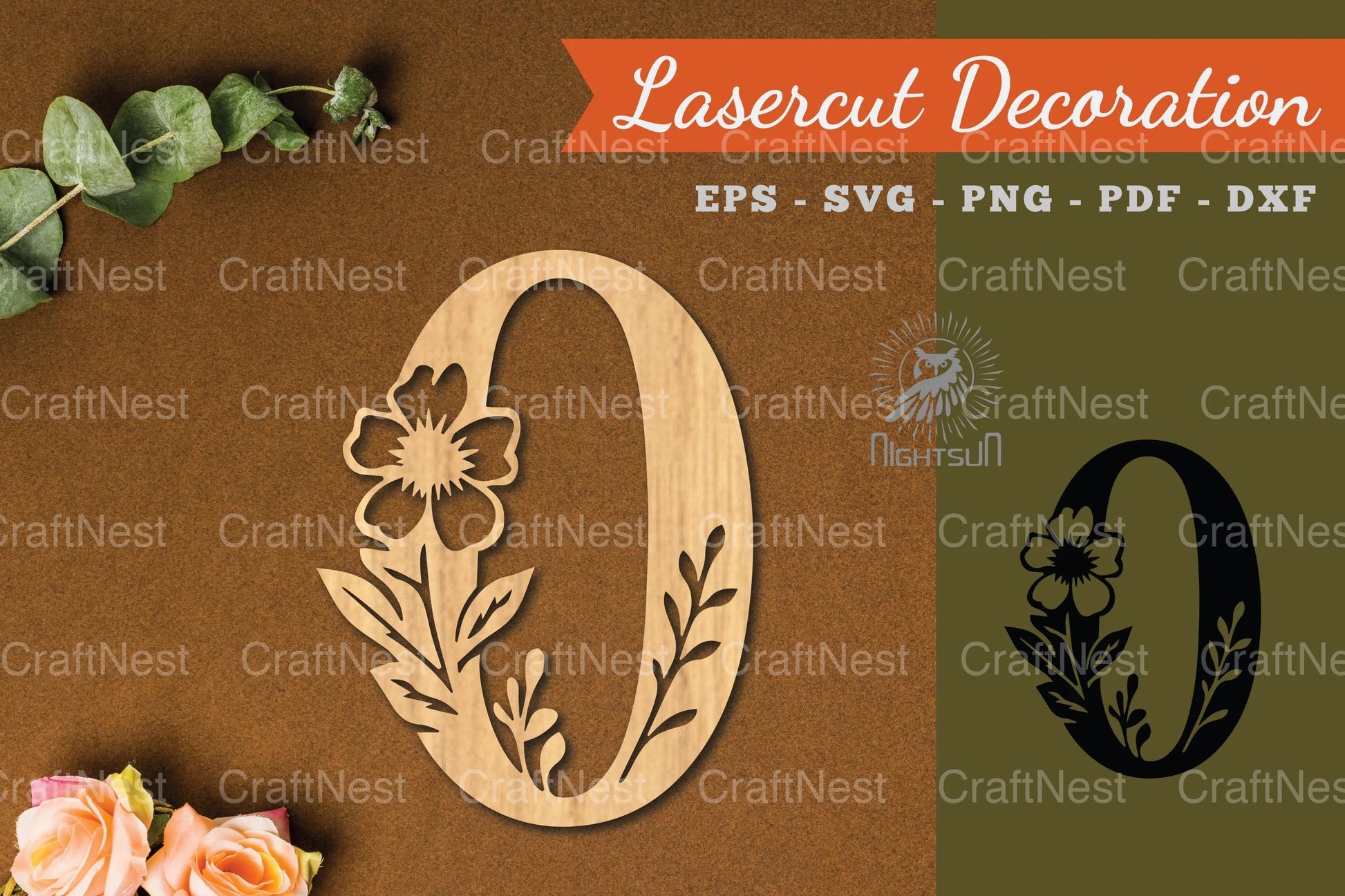Floral Zero Lasercut Decoration Clipart Bundle - CraftNest - Digital Crafting and Art