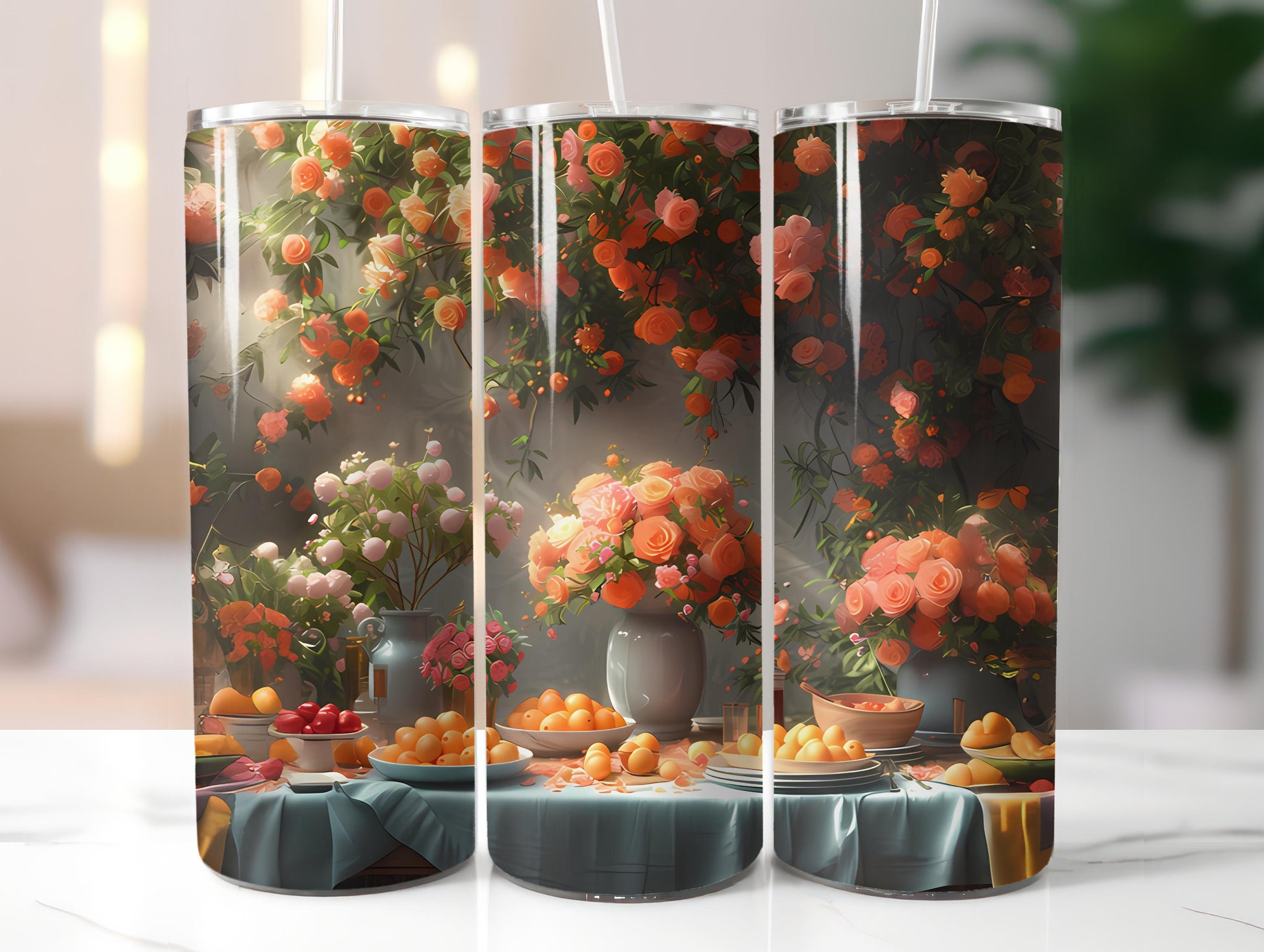 Floral Easter 3 Tumbler Wrap - CraftNest