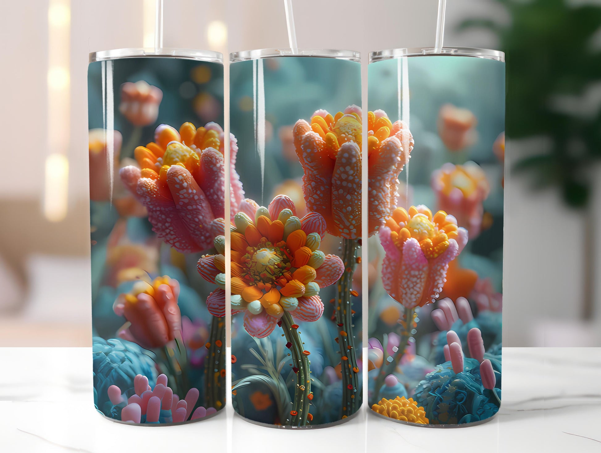 Floral Easter 3 Tumbler Wrap - CraftNest