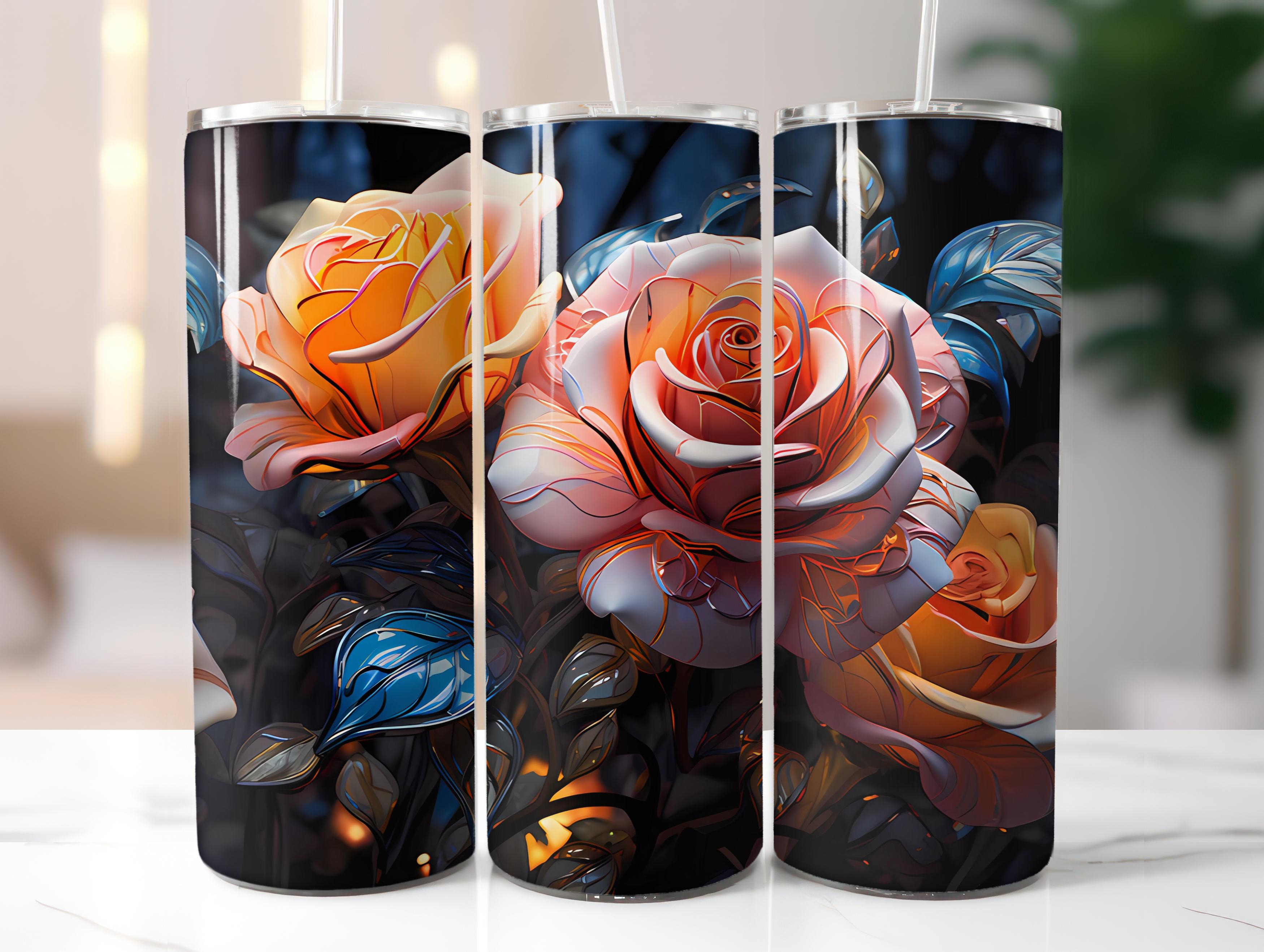 Floral Spring 5 Tumbler Wrap - CraftNest