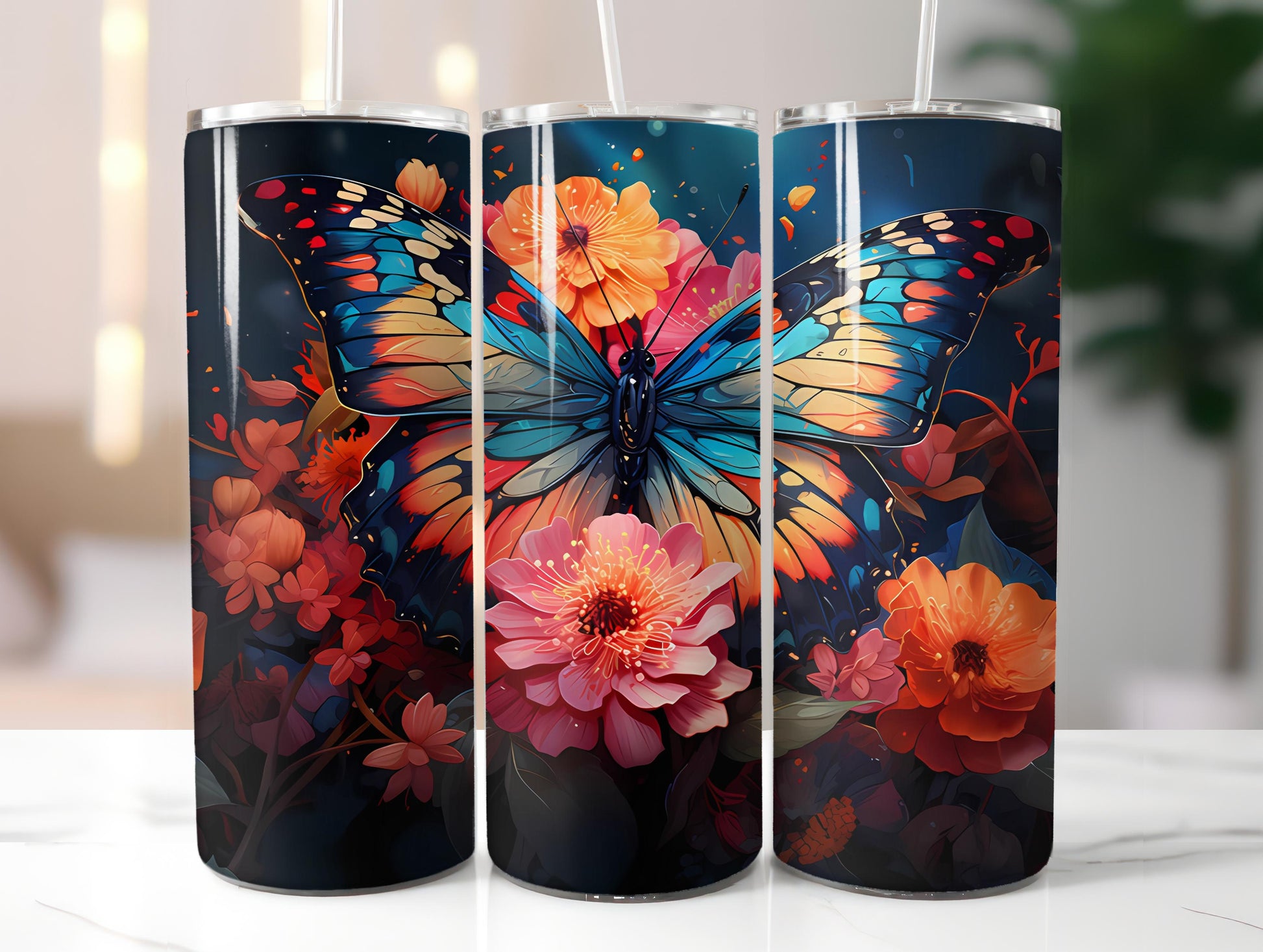Floral Spring 5 Tumbler Wrap - CraftNest
