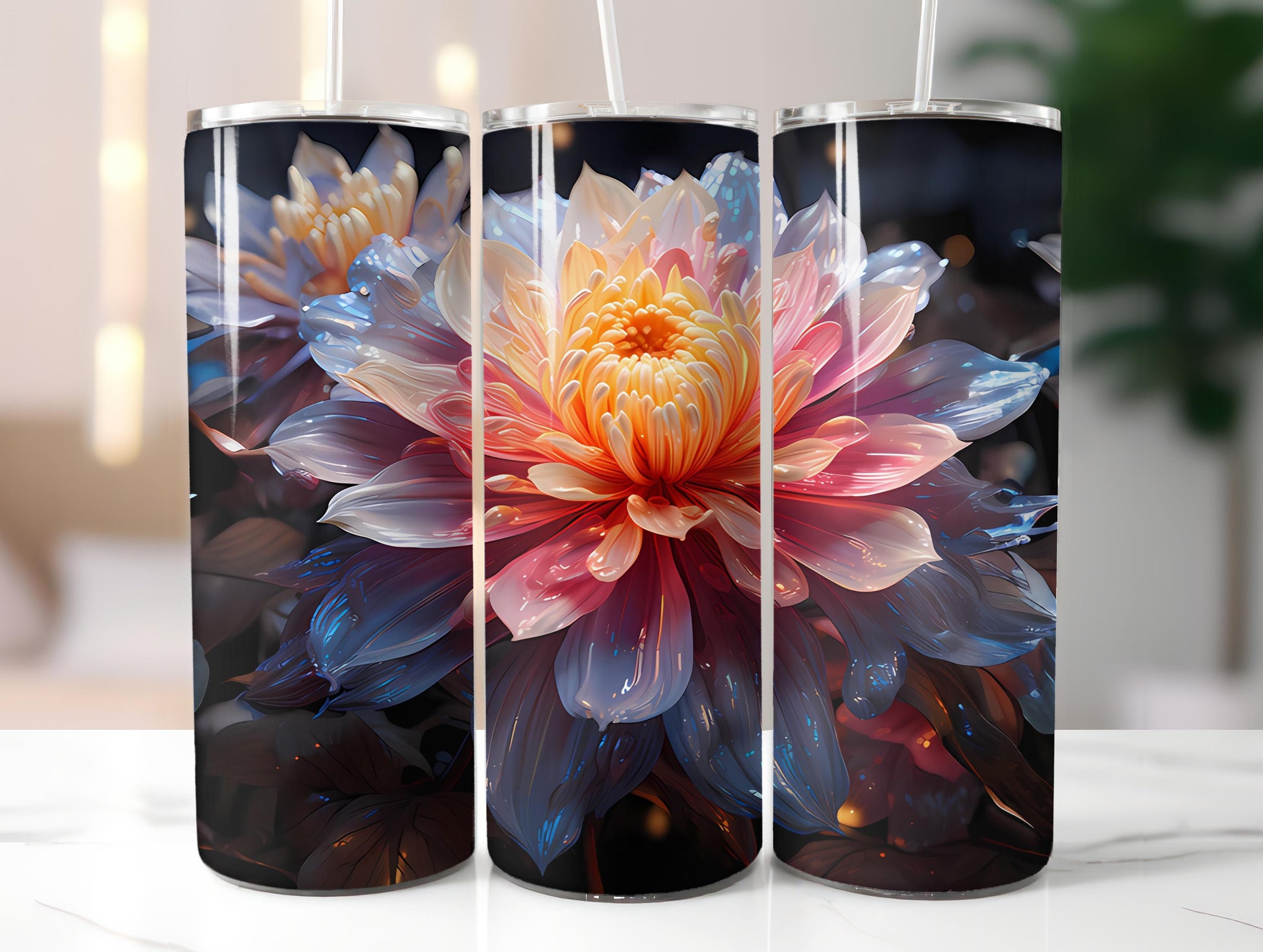 Floral Spring 5 Tumbler Wrap - CraftNest
