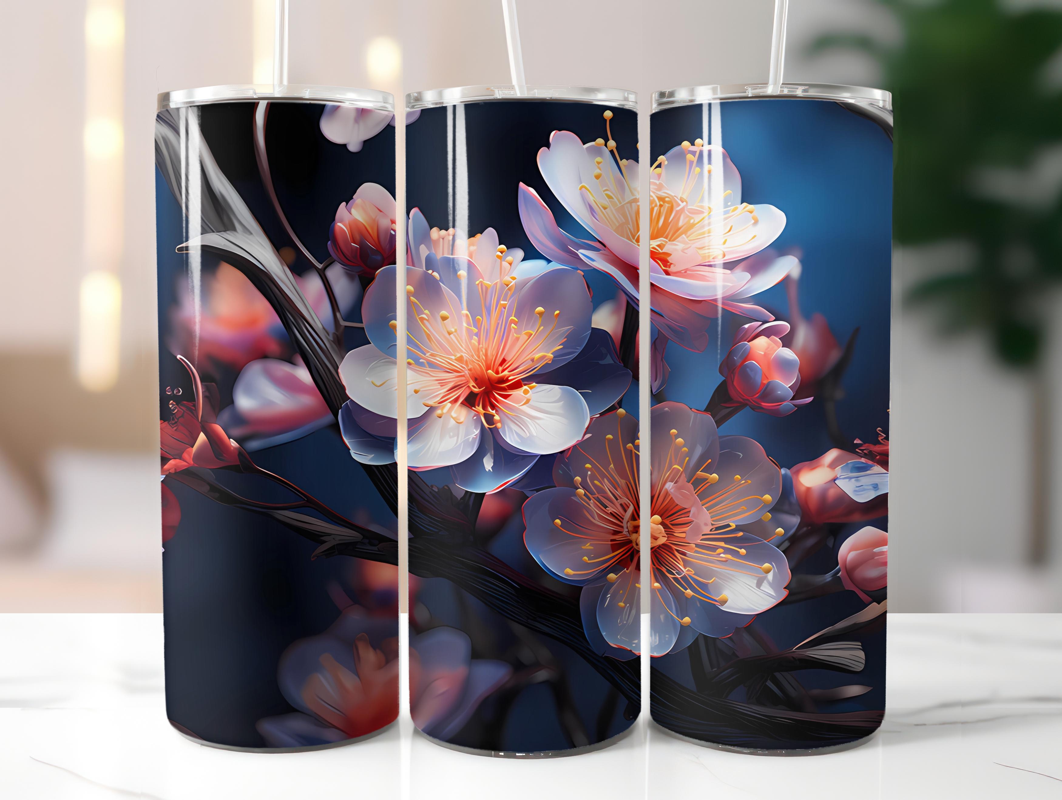 Floral Spring 5 Tumbler Wrap - CraftNest