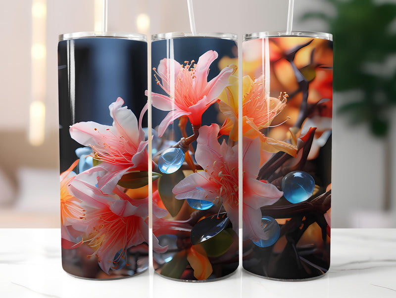 Floral Spring 5 Tumbler Wrap - CraftNest
