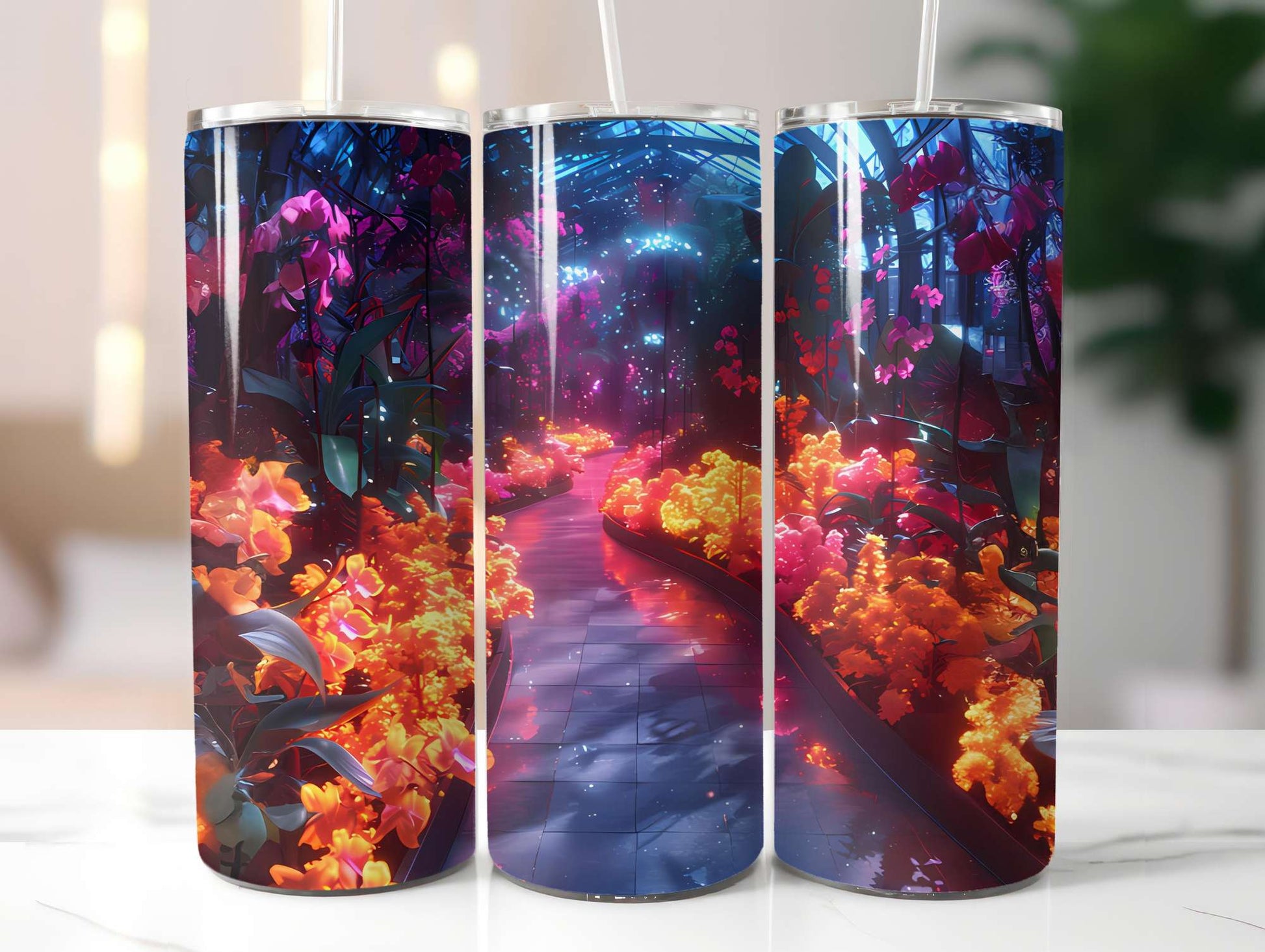 Floral Summer 2 Tumbler Wrap - CraftNest - Digital Crafting and Art