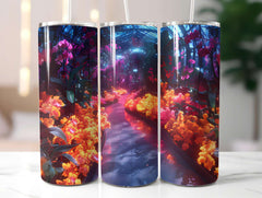 Floral Summer 2 Tumbler Wrap - CraftNest - Digital Crafting and Art