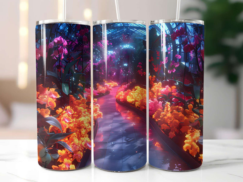 Floral Summer 2 Tumbler Wrap - CraftNest - Digital Crafting and Art