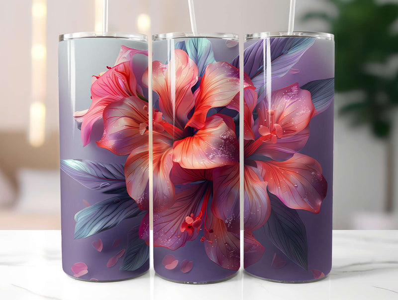 Floral Summer 2 Tumbler Wrap - CraftNest - Digital Crafting and Art