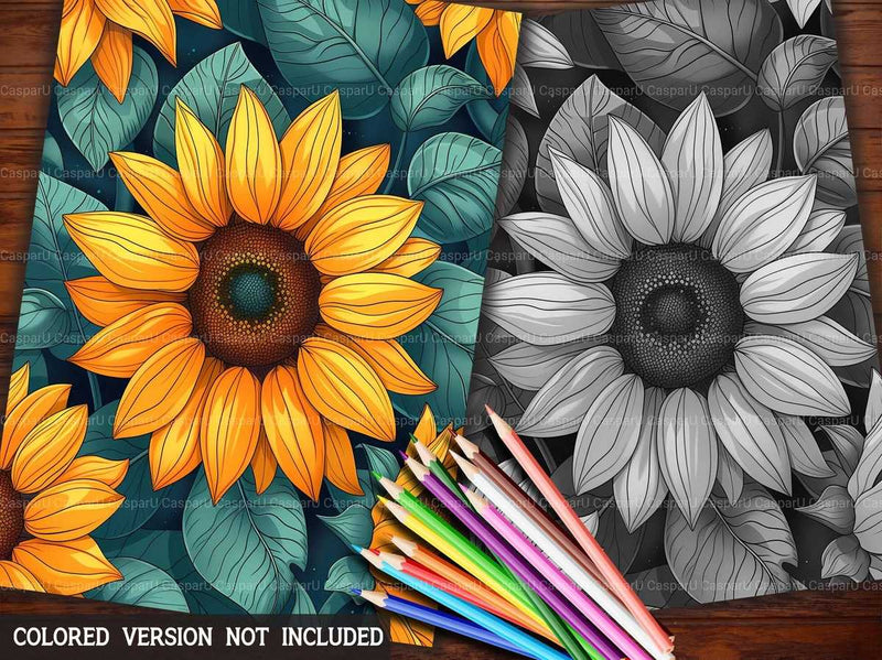 Floral Summer Coloring Books - CraftNest - Digital Crafting and Art