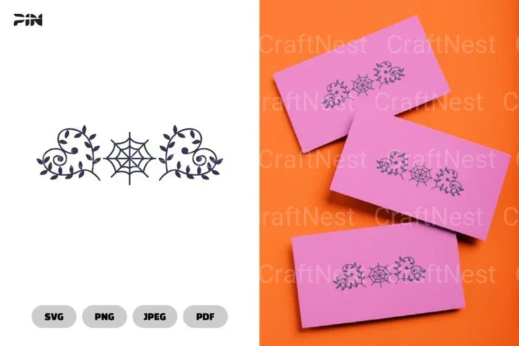 Flourish Halloween Cards SVG Bundle - CraftNest - Digital Crafting and Art