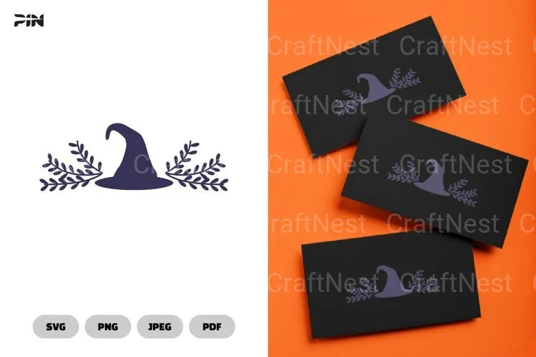 Flourish Halloween Cards SVG Bundle Clipart - CraftNest - Digital Crafting and Art