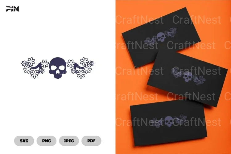 Flourish Halloween Cards SVG Bundle - CraftNest - Digital Crafting and Art