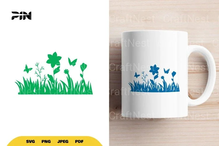 Flower Bed SVG Bundle - CraftNest - Digital Crafting and Art