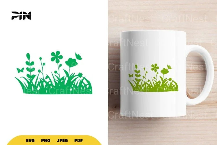 Flower Bed SVG Bundle - CraftNest - Digital Crafting and Art