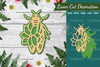 Flower Bee Laser Cut Decoration Clipart Bundle