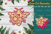 Flower Bee Laser Cut Decoration Clipart Bundle