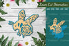 Flower Bee Laser Cut Decoration Clipart Bundle