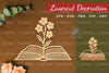 Flower Book Laser Cut Decoration Bundle