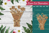 Flower Bouquet Laser Cut Decoration Clipart Bundle