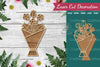 Flower Bouquet Laser Cut Decoration Clipart Bundle