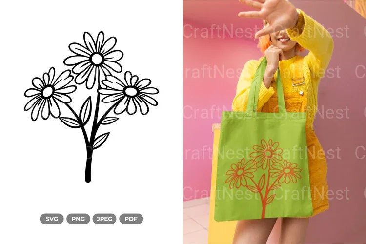 Flower Bouquet Clipart Bundle - CraftNest - Digital Crafting and Art