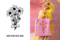 Flower Bouquet SVG Bundle - CraftNest - Digital Crafting and Art