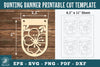 Flower Bunting Banner Printable Clipart Bundle