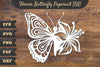 Flower Butterfly Papercut SVG Bundle