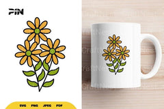 Flower Doodle SVG Bundle - CraftNest - Digital Crafting and Art
