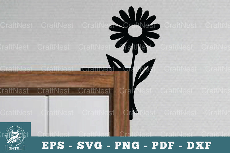 Flower Door Corner Lasercut SVG Bundle - CraftNest - Digital Crafting and Art