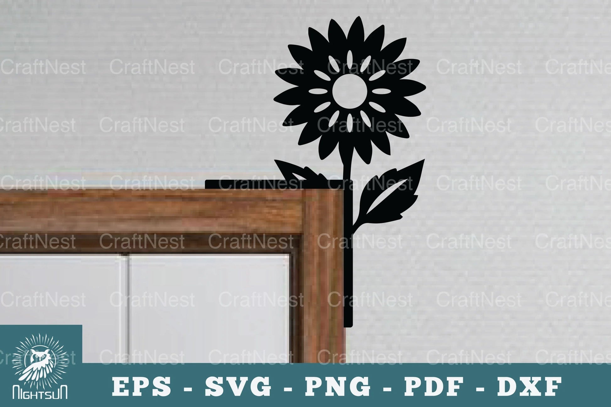 Flower Door Corner Lasercut SVG Bundle - CraftNest - Digital Crafting and Art