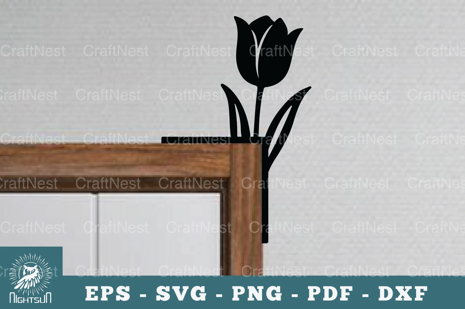 Flower Door Corner Lasercut SVG Bundle - CraftNest - Digital Crafting and Art