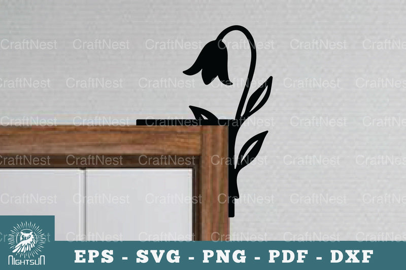 Flower Door Corner Lasercut SVG Bundle - CraftNest - Digital Crafting and Art