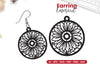 Flower Earring Lasercut SVG Bundle