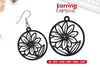 Flower Earring Lasercut SVG Bundle
