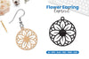 Flower Earring Lasercut SVG Bundle