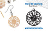Flower Earring Lasercut SVG Bundle