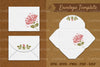 Flower Envelope Template SVG Bundle