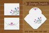 Flower Envelope Template SVG Bundle