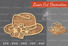 Flower Hat Laser Cut Decoration Clipart Bundle