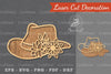 Flower Hat Laser Cut Decoration Clipart Bundle