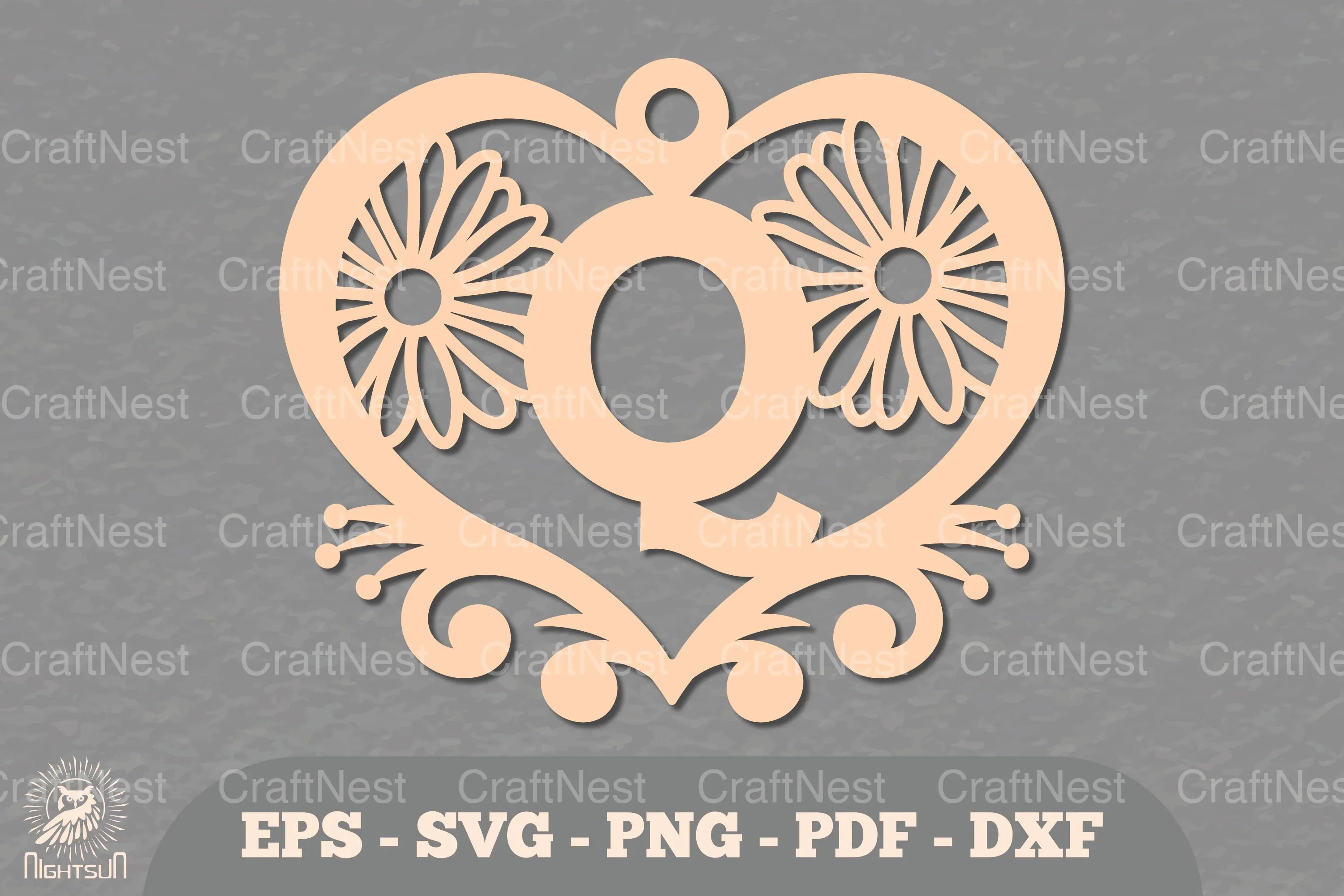 Flower Heart Alphabet Ornament Letter Q Clipart Bundle - CraftNest - Digital Crafting and Art